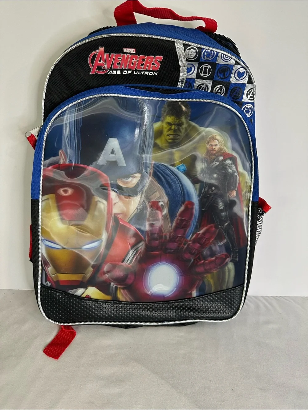 Marvel Avengers Age of Ultron 16” Backpack and Stationery Set - Red, Blue, White